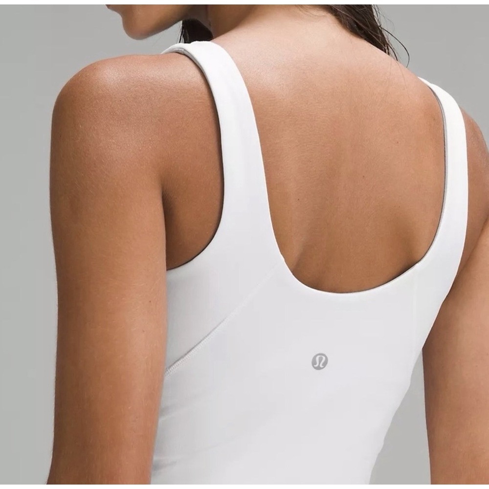 Lululemon Athletica Align Tank Top Cropped - White, Size 0 - Picture 2 of 8